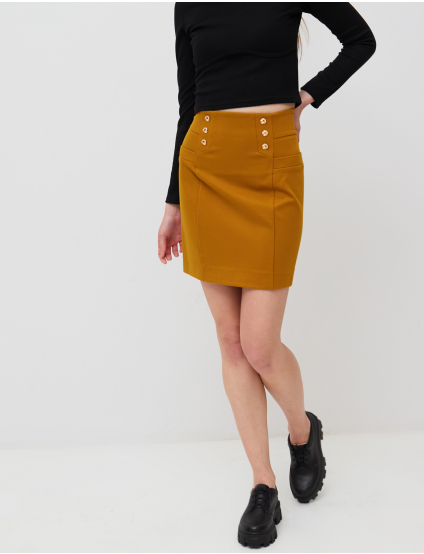 Картинка Жовта міні-спідниця