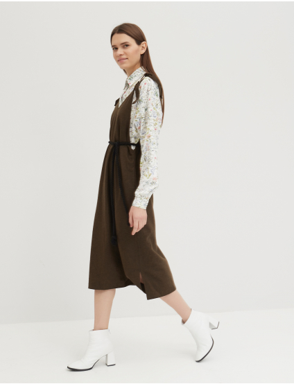 Картинка Зелений сарафан