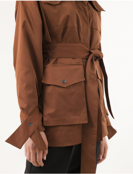 Картинка Жіноча коричнева куртка