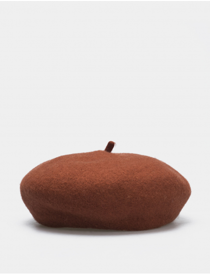 Картинка Жіночий світло-коричневий берет