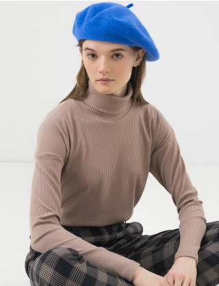 Картинка Жіночий блакитний берет