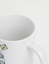 Image Біла керамічна чашка з принтом
