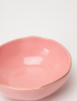 Image Рожева керамічна тарілка 15,5 см