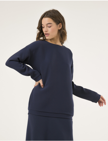 Картинка Жіноча синя кофта