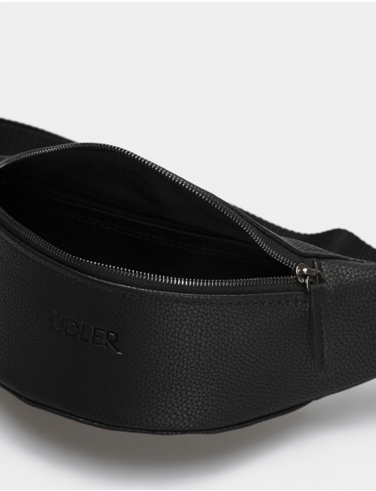 Картинка Чорна поясна сумка