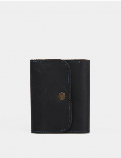 Image Синій шкіряний гаманець