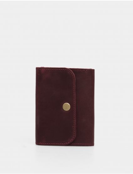 Image Бордовий шкіряний гаманець