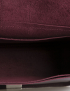 Картинка Бордова шкіряна сумка