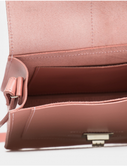 Image Жіноча рожева шкіряна сумка