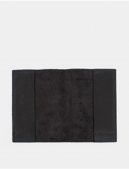 Картинка Синій шкіряний холдер для документів