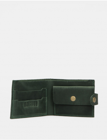 Image Зелений шкіряний гаманець