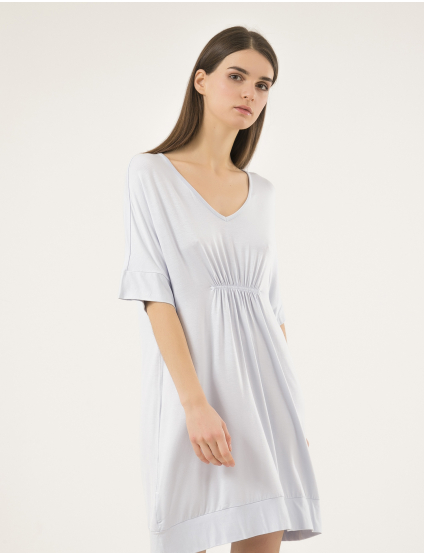 Картинка Жіноча блакитна сорочка