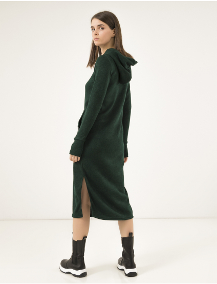 Картинка Зелена сукня-худі