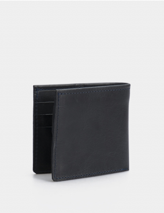 Image Чоловічий синій шкіряний гаманець