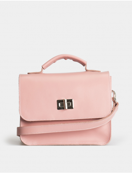 Image Рожева шкіряна сумка