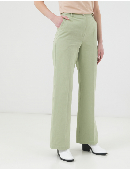 Картинка Жіночі світло-зелені брюки