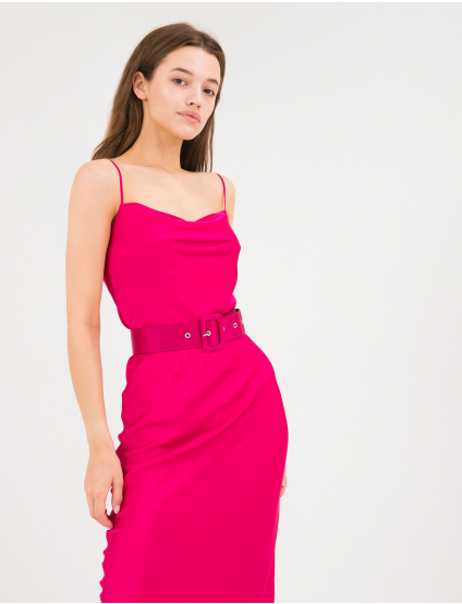 Image Рожева сукня з поясом
