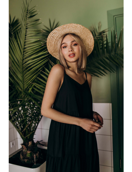 Image Чорна довга сукня