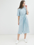 Картинка Блакитна лляна сукня