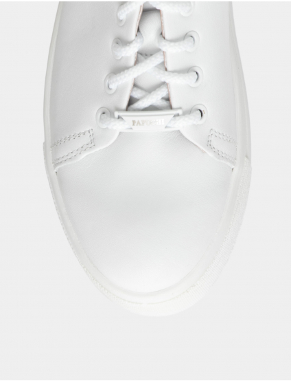 Картинка Жіночі білі шкіряні кеди