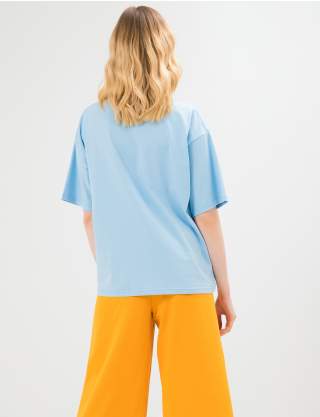 Картинка Футболка блакитна