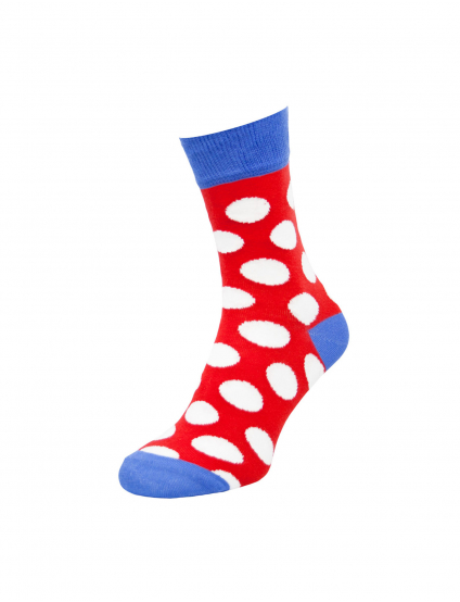 Image Червоні шкарпетки в горошок