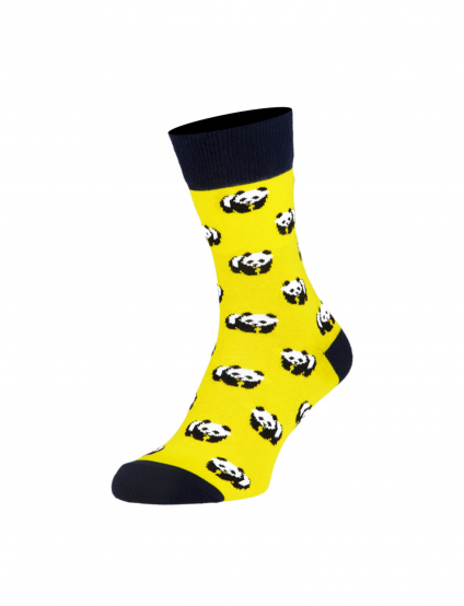 Картинка Жовті шкарпетки з принтом