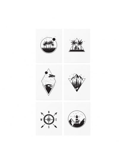 Картинка тату Travel set