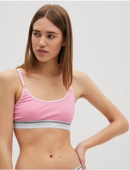 Картинка Жіноче рожеве спортивне бра