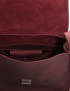 Картинка Жіноча бордова шкіряна сумка