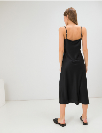 Image Чорна сукня-комбінація