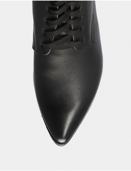 Картинка Жіночі чорні шкіряні черевики