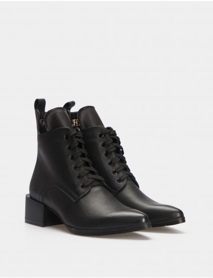 Картинка Жіночі чорні шкіряні черевики