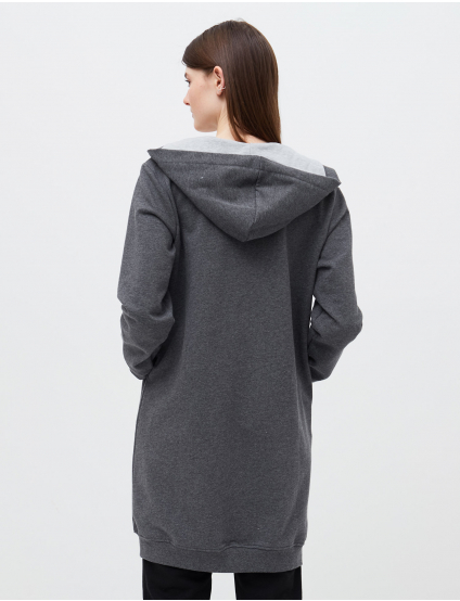 Картинка Жіночий темно-сірий кардиган