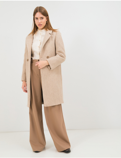 Картинка Жіноче бежеве пальто