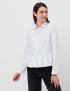 Картинка Біла блуза з баскою