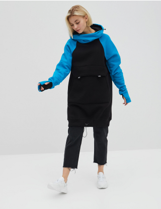 Картинка Чорне оверсайз худі