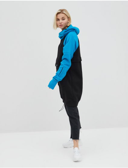 Картинка Чорне оверсайз худі