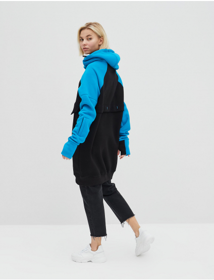 Картинка Чорне оверсайз худі