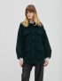 Картинка Жіноче зелене укорочене пальто
