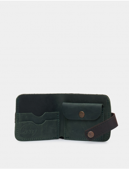 Image Темно-зелений шкіряний гаманець