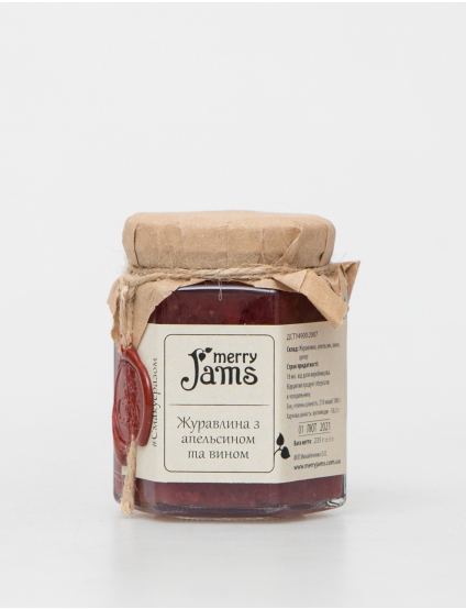 Картинка Журавлино-апельсиновий соус з вином