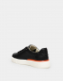 Картинка Жіночі чорні шкіряні кеди
