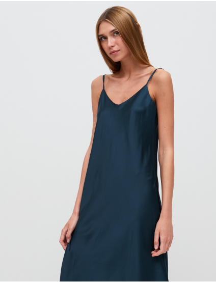Image Синя сукня з відкритими плечима