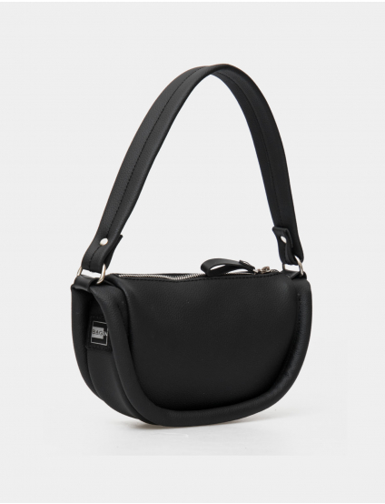 Картинка Чорна сумка з екошкіри