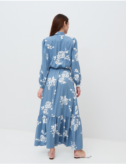 Image Блакитна сукня з візерунком