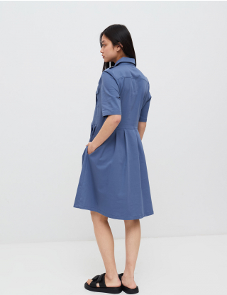 Image Блакитна сукня-сорочка