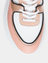 Картинка Жіночі рожеві шкіряні кросівки