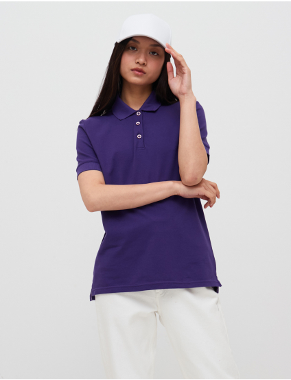 Картинка Жіноче фіолетове поло