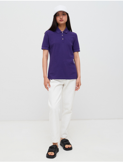 Картинка Жіноче фіолетове поло